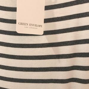 Green Envelope Tops - NWT ivory and charcoal Heathered comfy knit top Green Envelope Tops - NWT ivory and charcoal Heathered comfy knit top